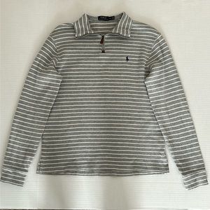 Polo Ralph Lauren Men’s 1/4 Striped Quarter Zip Size Medium
